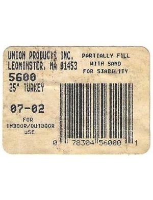 Union Products Turkey #5600 (2002-07) preview