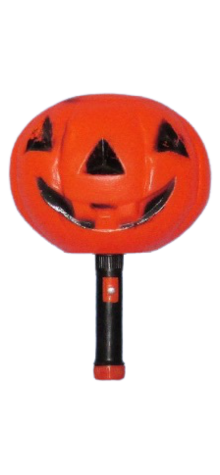 Pumpkin Lantern With Flashlight Handle photo