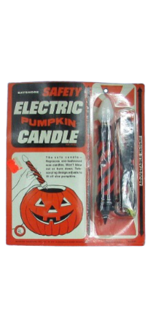 Safety Electric Pumpkin Candle photo