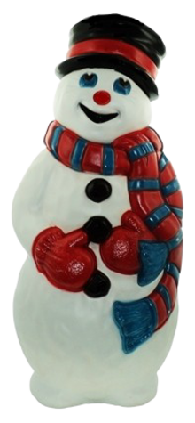 Snowman with Red Scarf photo