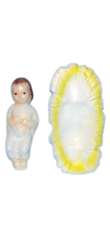 Baby Jesus & Manger photo