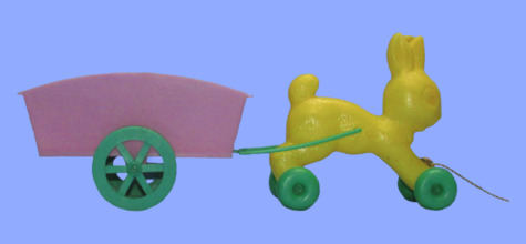 Bunny Cart Pull Toy photo