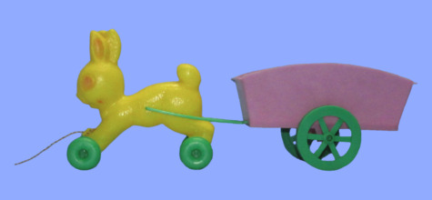 Bunny Cart Pull Toy photo