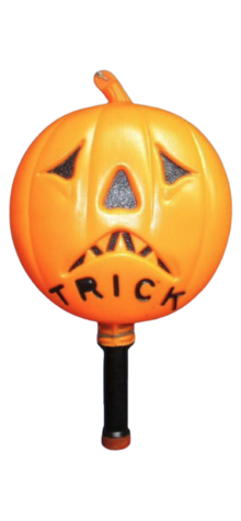 Lite Up Double Faced "Trick or Treat" Pumpkin photo