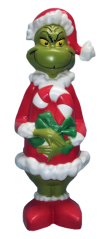 Grinch with Candy Cane photo