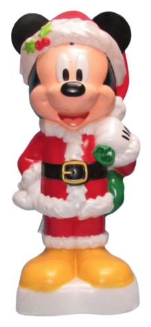Santa Mickey Mouse photo