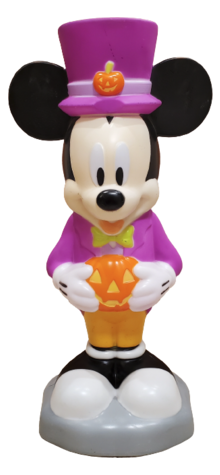 Mickey Mouse with Pumpkin photo