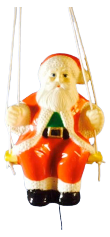 Santa On Swing photo