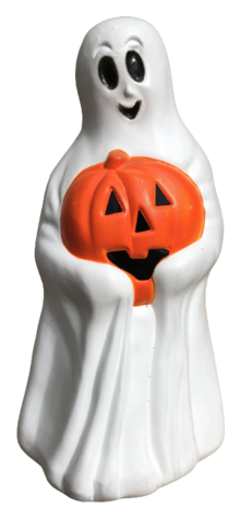 Ghost with Decal Pumpkin photo