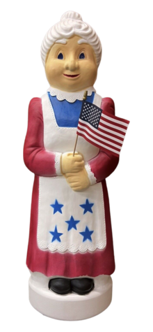 Betsy Ross with Flag photo