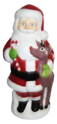 Big Santa Claus With Deer photo
