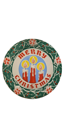 "Merry Christmas" Candle Wreath photo