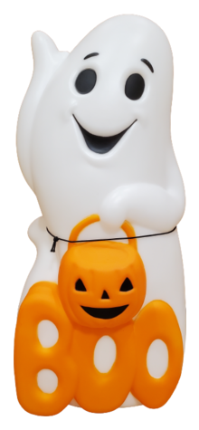 Ghost with Candy Pail photo