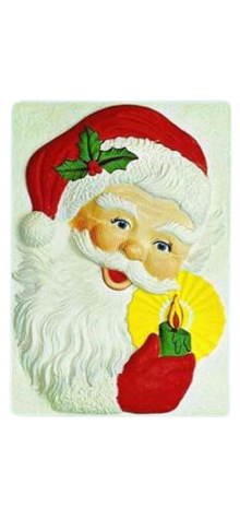 Santa Claus, Holding Candle photo