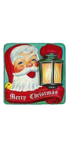 Santa with Lantern photo