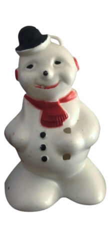 Snowman Candy Holder photo