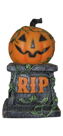 Hyde And EEK Halloween Skeleton Light Up Trick Or Treat Tombstone Blow Mold