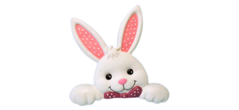 Easter Bunny Fence Topper photo