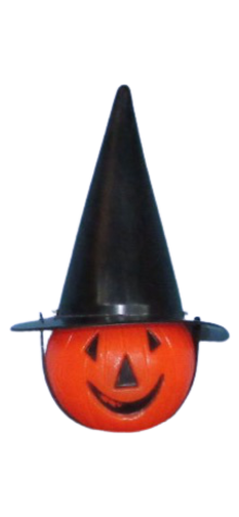 Pumpkin w/ Witch Hat photo