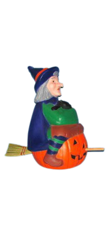 Witch with Broom photo