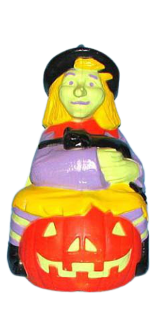 Witch on a Pumpkin photo