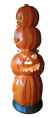 Vertical Pumpkin Totem photo
