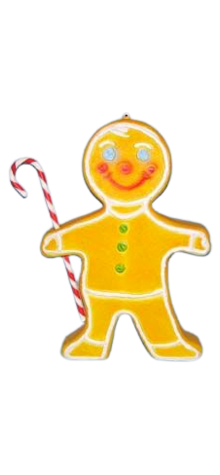 Deluxe Gingerbread With Cane photo