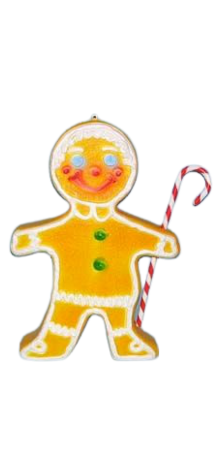 Deluxe Gingerbread With Cane photo