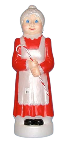 Mrs. Claus With Cane photo
