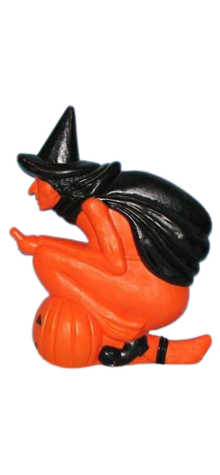 Witch with Pumpkin photo