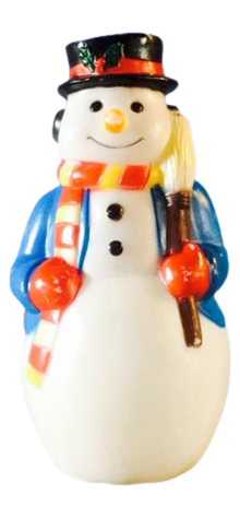 Snowman with Broom photo