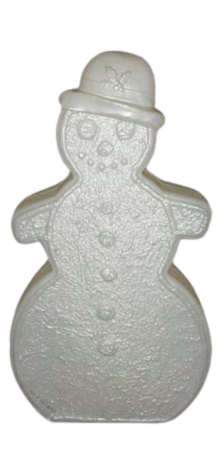 Unpainted Gingerbread Snowman photo